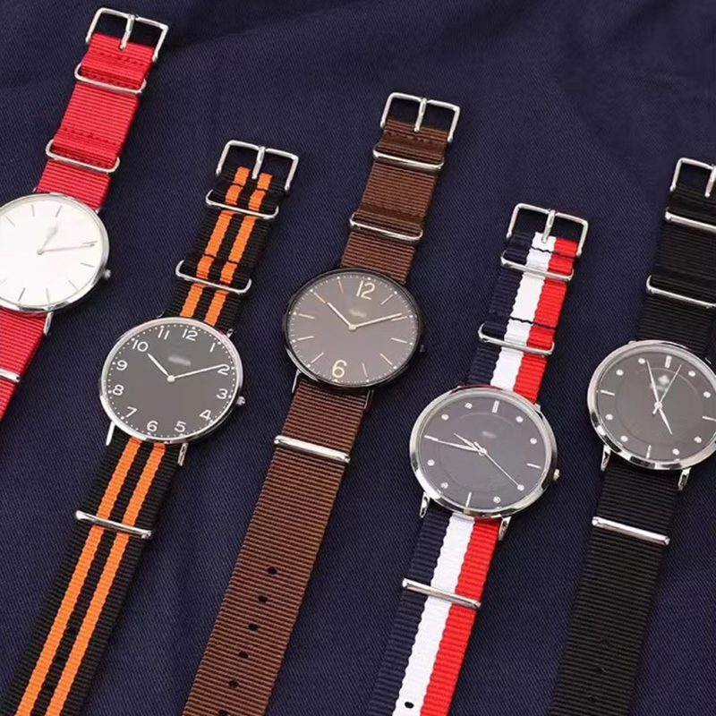 Nato Strap Nylon - สายนาฬิกาไนลอนสายนาฬิกา18/20/22/24มม. สายนาฬิกาผ้าแข็งสายรัดข้อมือ18มม. 20มม. 22มม. 24มม.