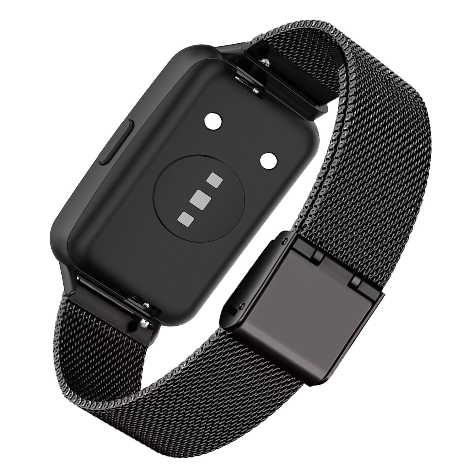 Mesh Strap Metal - สายรัดโลหะสำหรับสายรัดหัวเว่ยแบนด์ 8/9/10,สายรัดตาข่ายสแตนเลสระบายอากาศได้