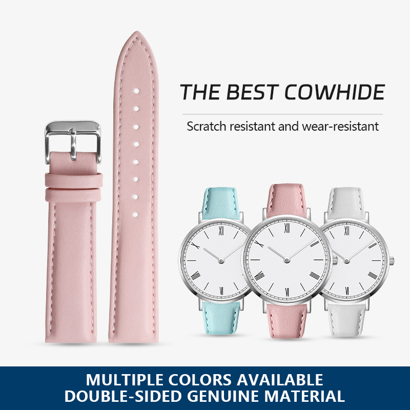 Leather Strap Quick Release - สายนาฬิกาแฟชั่นแบบถอดเร็ว สำหรับนาฬิกา Casio, Citizen, Fossil, DW