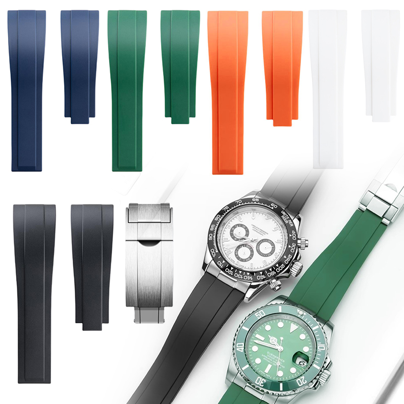 Rolex Watch Daytona - 20 มม.21 มม.22 มม.ยางซิลิโคนสําหรับ Rolex TUDOR