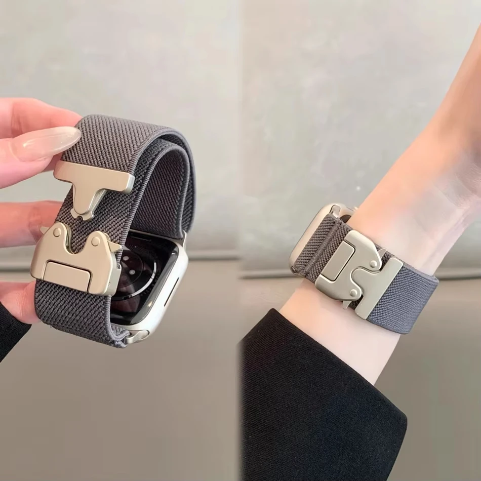 Parachute Strap Elastic - ร่มชูชีพสําหรับ Apple Watch Band Ultra 2