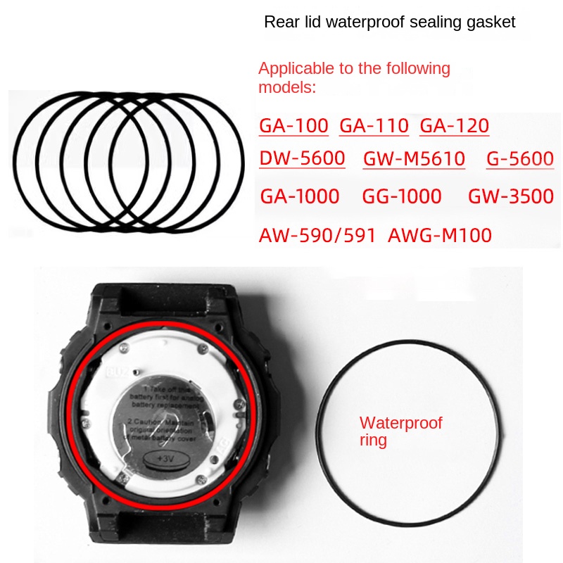 Casio Watch G-Shock Ga-2100 - ฝาครอบด้านหลังแหวนกันน้ําสําหรับ Casio G-SHOCK นาฬิกาแหวนปิดผนึก DW-5600 GG1000