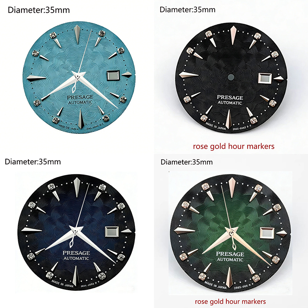 Seiko Watch Presage - หน้าปัดนาฬิกา 35 มม. ลายโลโก้ S presage