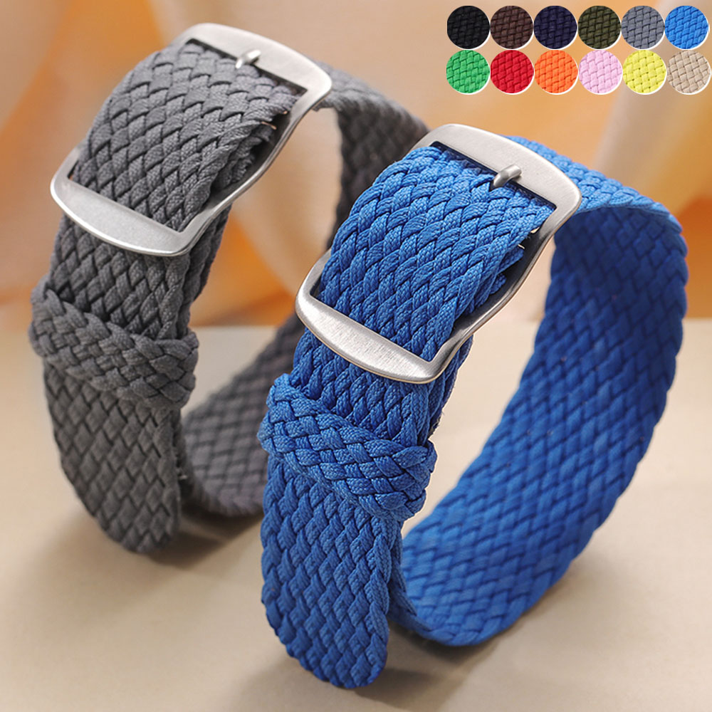 Perlon Strap Woven - สายนาฬิกาผ้าไนลอนทอคุณภาพสูงสำหรับ Perlon ขนาด 14 มม. 16