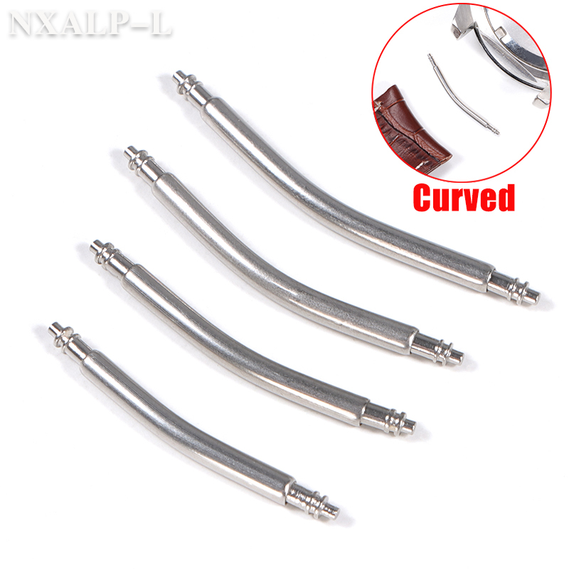 Curved Spring Bar - 10pcs โค้งสปริงบาร์ 1.5 1.8 มม.เส้นผ่านศูนย์กลาง Watchband