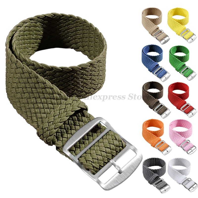 Perlon Strap Woven - ไนลอนทอสําหรับ Perlon นาฬิกาคุณภาพสูงแฟชั่น 14 มม.16 มม.18