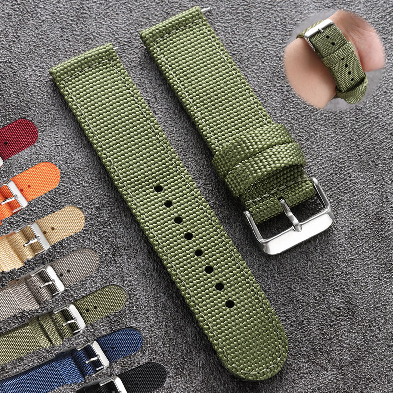 Canvas Strap Watch - 18 มม. 20 มม. 22 มม.