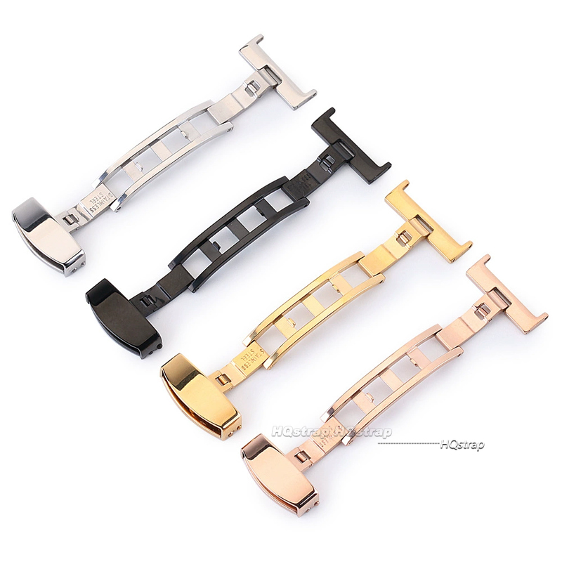 316L สแตนเลสผีเสื้อหัวเข็มขัดน - Butterfly Clasp Deployant บทวิจารณ์และราคา