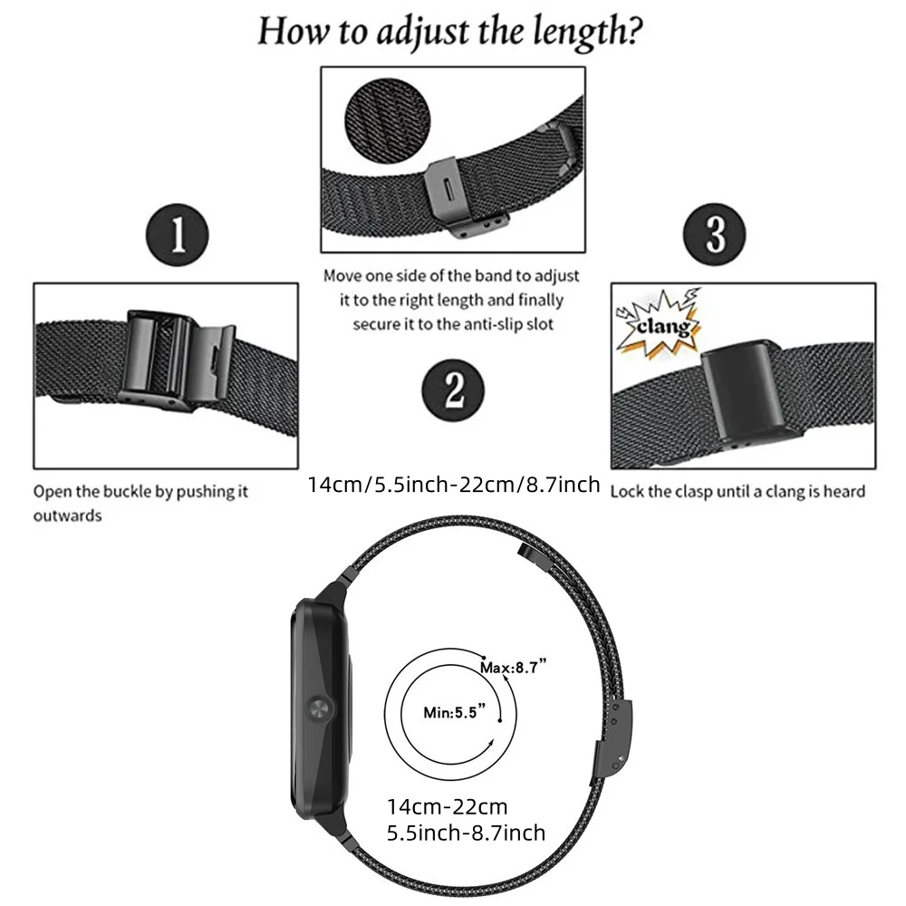 สายรัดโลหะสำหรับสายรัดหัวเว่ยแ - Mesh Strap Metal บทวิจารณ์และราคา