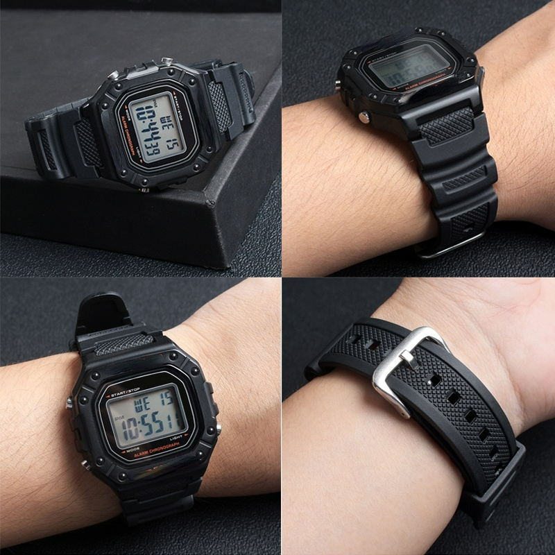ยางสําหรับ F108 F-108WH W-216H - Rubber Strap Diver บทวิจารณ์และราคา