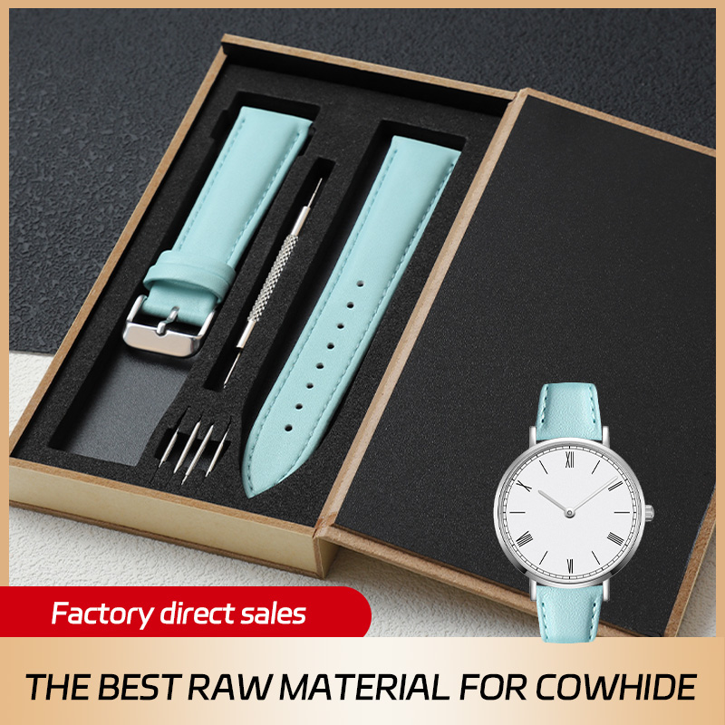 สายนาฬิกาแฟชั่นแบบถอดเร็ว สำหร - Leather Strap Quick Release บทวิจารณ์และราคา