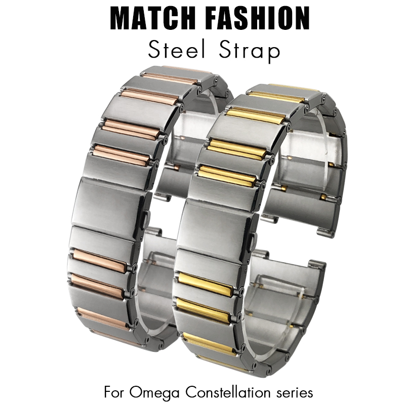 24 มม. 17 มม. คุณภาพสูงสแตนเลส - Omega Watch Constellation บทวิจารณ์และราคา