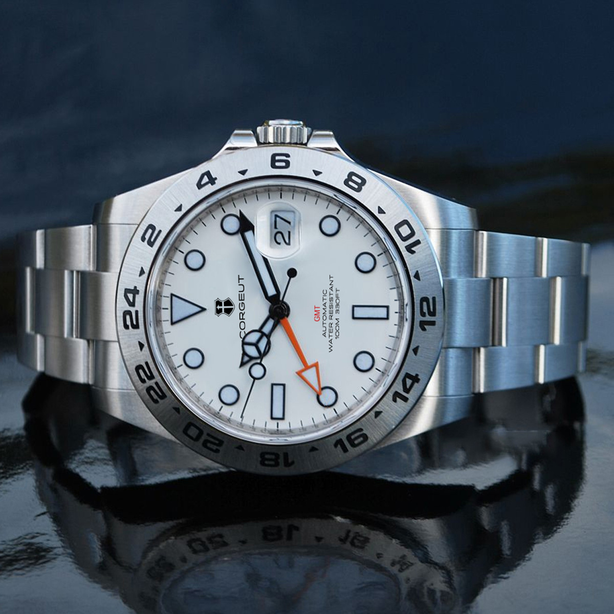 CUSTOM Luxury 39 มม.NH34 อัตโน - Stainless Bracelet Diver บทวิจารณ์และราคา