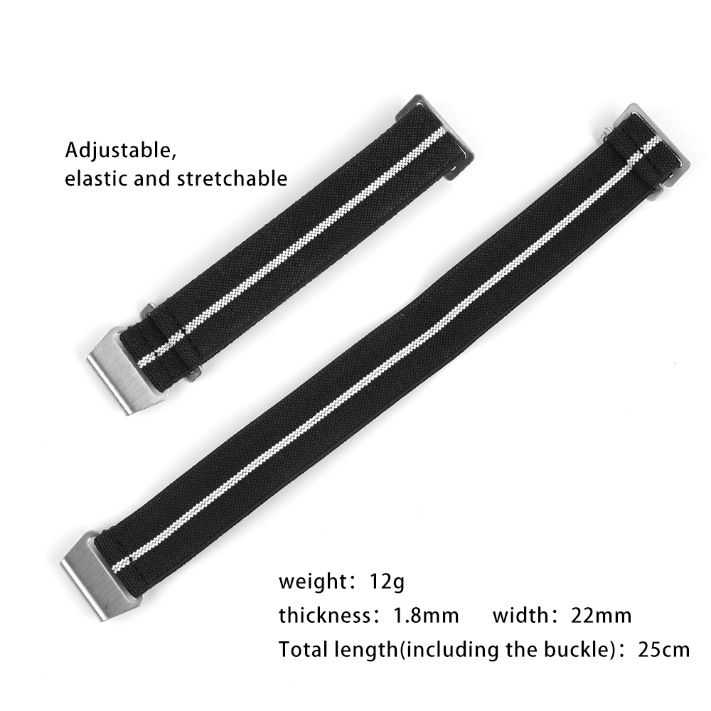 ไนลอนสายนาฬิกาข้อมือ18มม.20มม. - Parachute Strap Elastic บทวิจารณ์และราคา