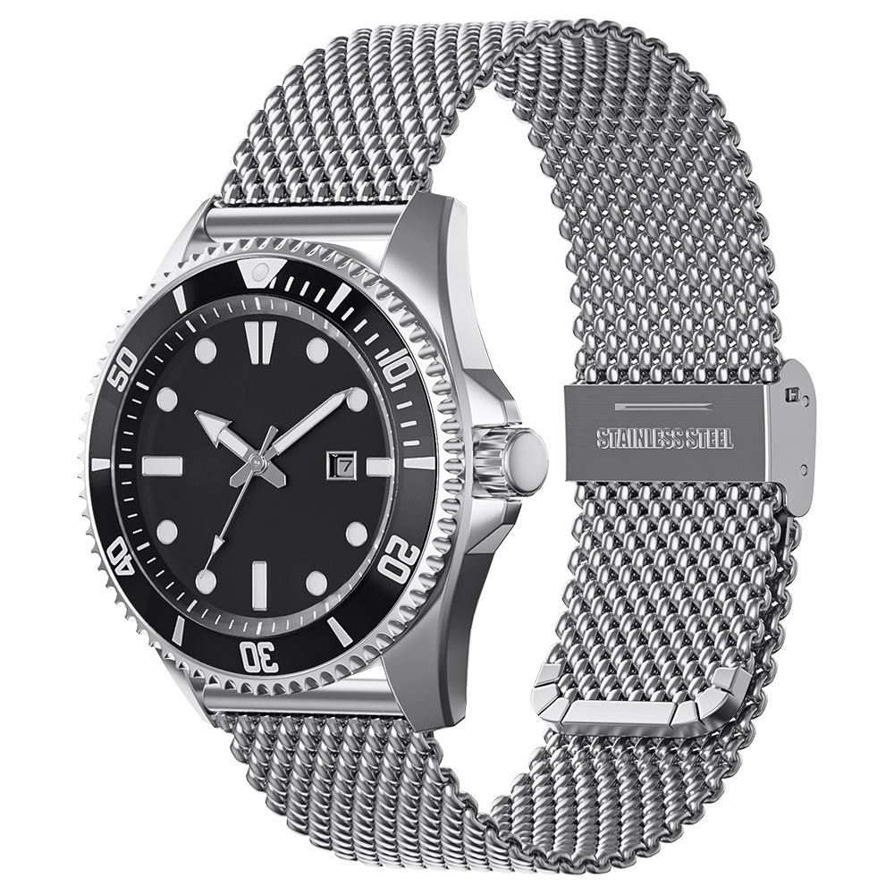 18 มม. 20 มม. 22 มม. 24 มม. สา - Mesh Strap Metal บทวิจารณ์และราคา