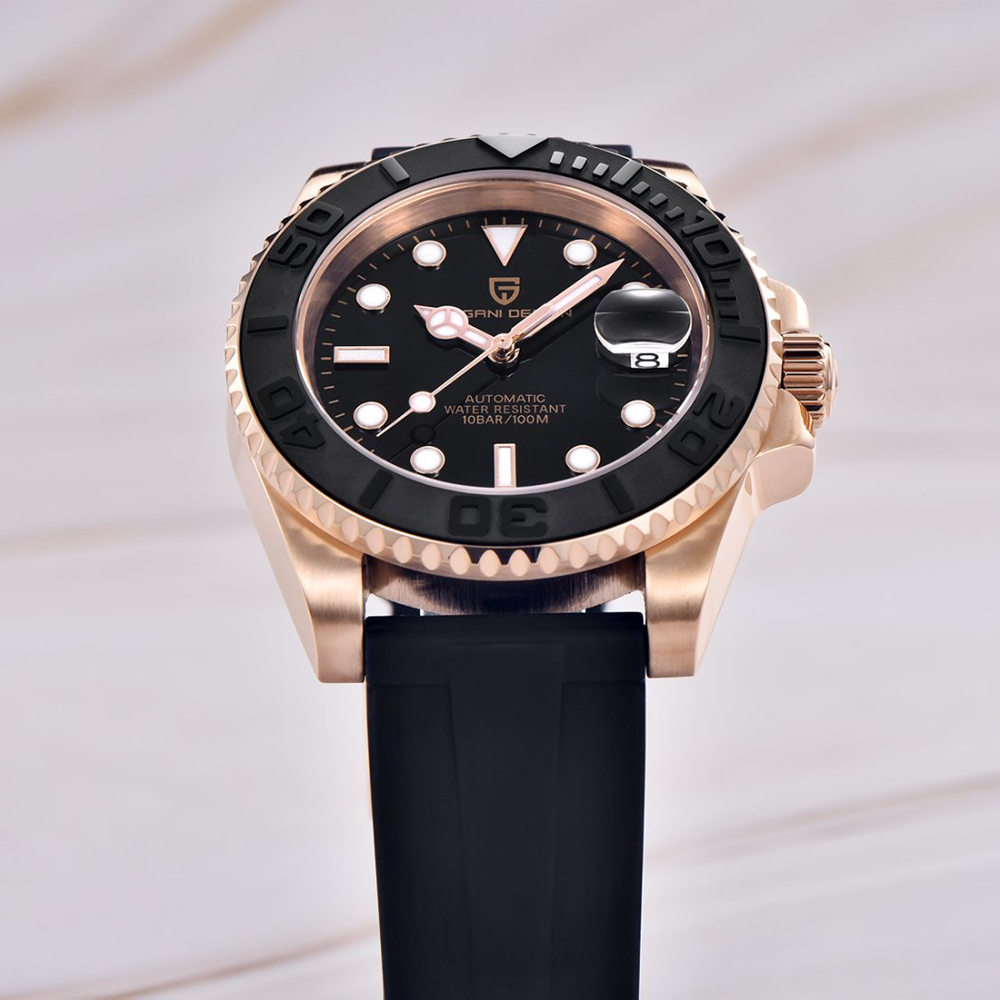 นาฬิกาอัตโนมัติ PAGANI DESIGN  - Rubber Strap Diver บทวิจารณ์และราคา