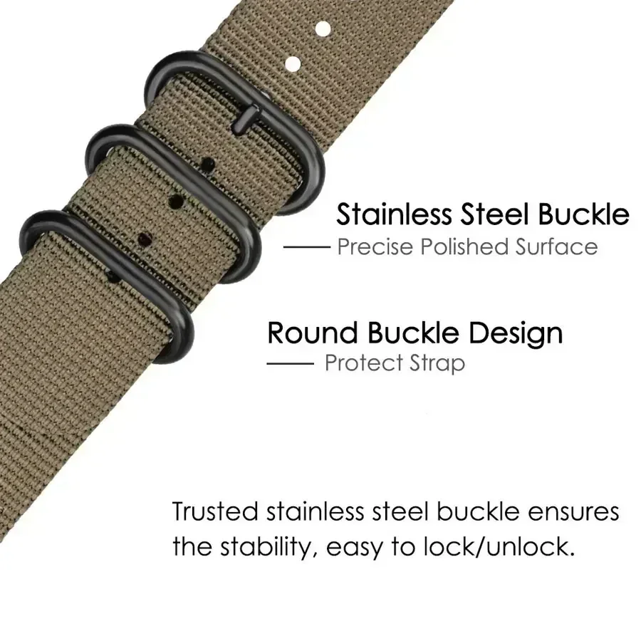 สายไนลอนผ้าใบสำหรับ Garmin Fen - Canvas Strap Watch บทวิจารณ์และราคา