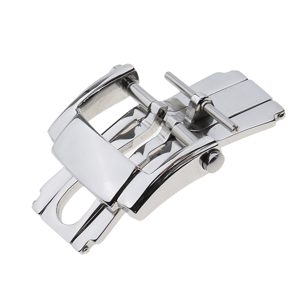 สแตนเลสผีเสื้อหัวเข็มขัดสำหรับ - Butterfly Clasp Deployant บทวิจารณ์และราคา