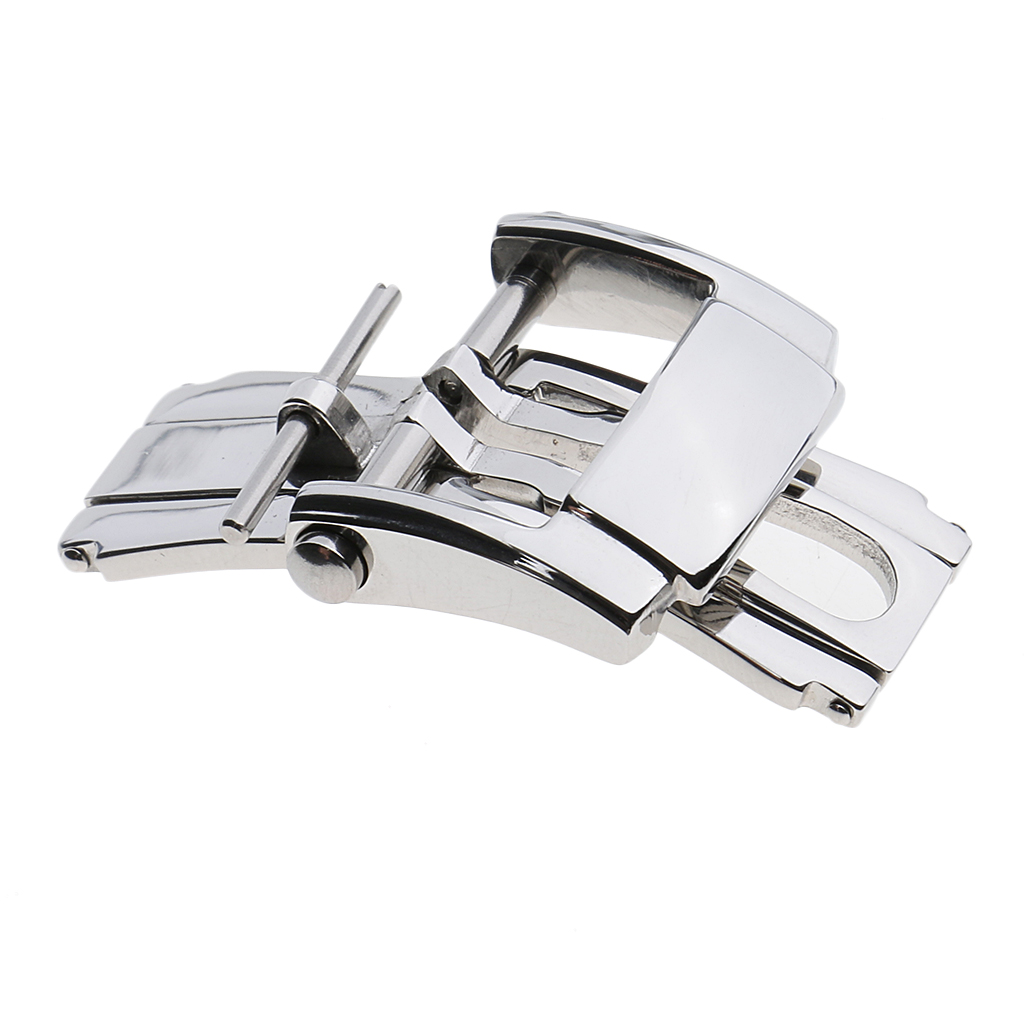 สแตนเลสผีเสื้อหัวเข็มขัดสำหรับ - Butterfly Clasp Deployant บทวิจารณ์และราคา