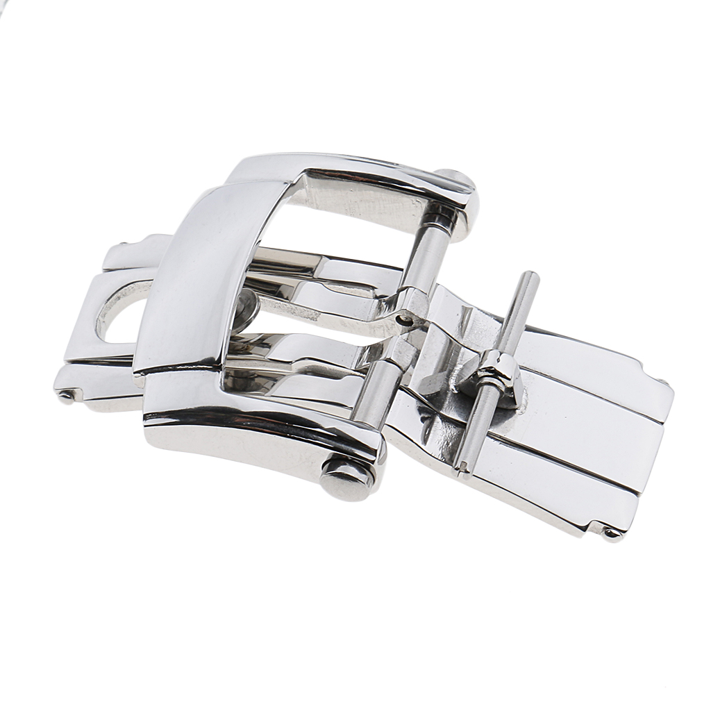สแตนเลสผีเสื้อหัวเข็มขัดสำหรับ - Butterfly Clasp Deployant บทวิจารณ์และราคา