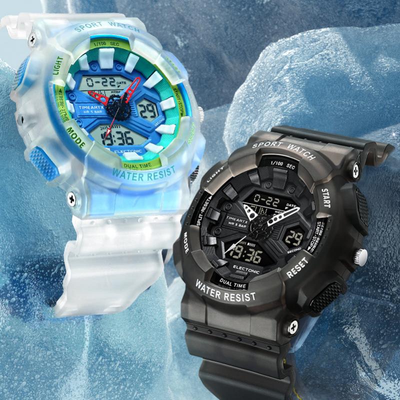 TIMEARTX นาฬิกาข้อมือผู้ชาย นา - Rubber Strap Diver บทวิจารณ์และราคา
