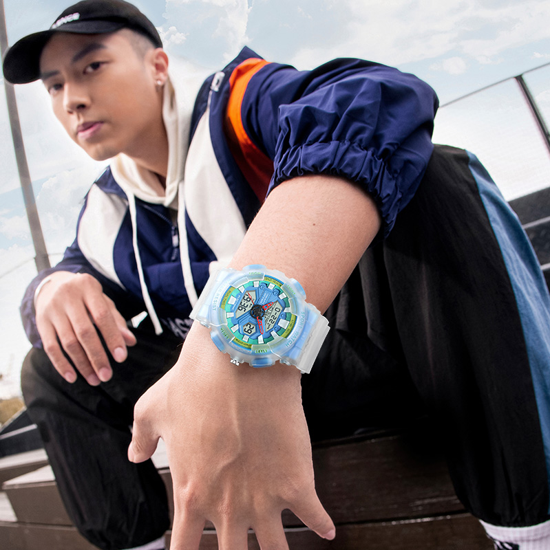 TIMEARTX นาฬิกาข้อมือผู้ชาย นา - Rubber Strap Diver บทวิจารณ์และราคา
