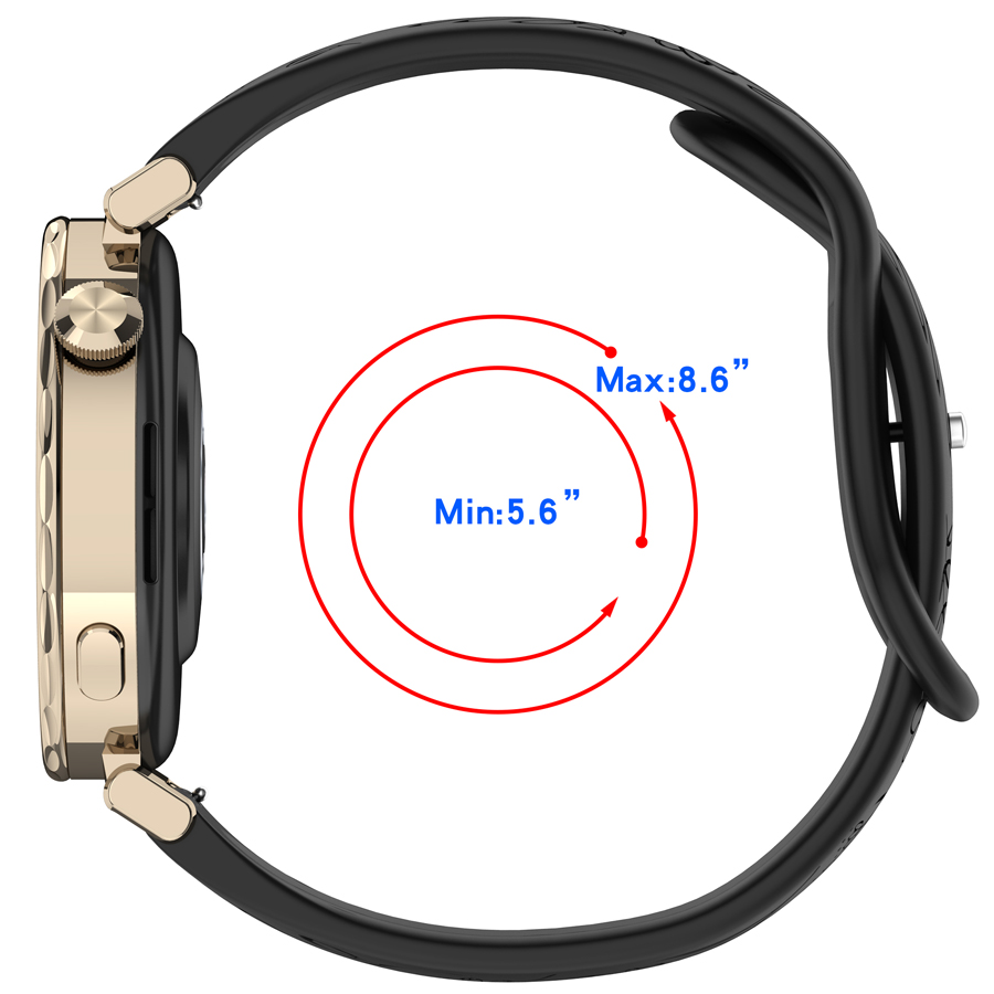 สายซิลิโคนลายดอกไม้ 3D ขนาด 20 - Silicone Watch Band 22Mm บทวิจารณ์และราคา