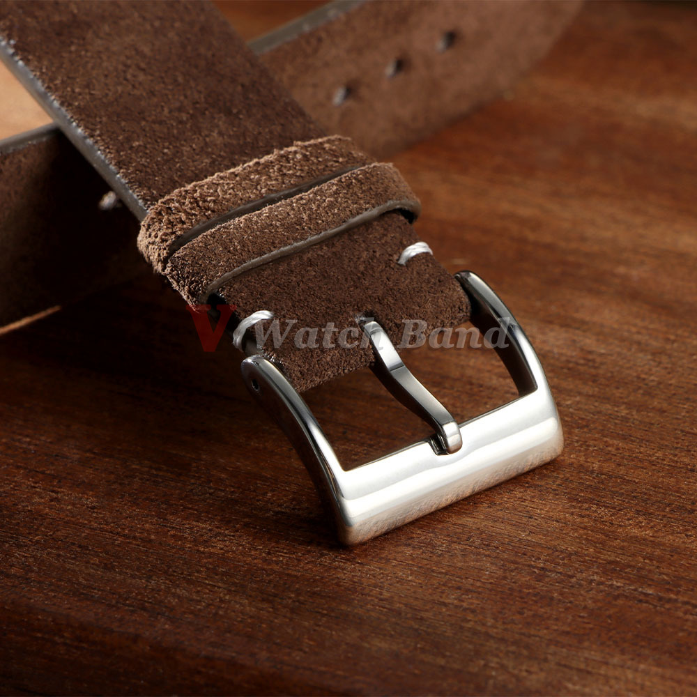 20 มม.22 มม.หนังนิ่มคุณภาพสูง  - Suede Strap Watch บทวิจารณ์และราคา