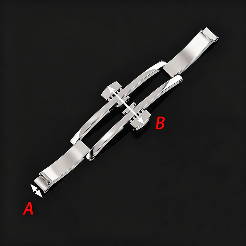 หัวเข็มขัดสายนาฬิกา สแตนเลสสตี - Butterfly Clasp Deployant บทวิจารณ์และราคา