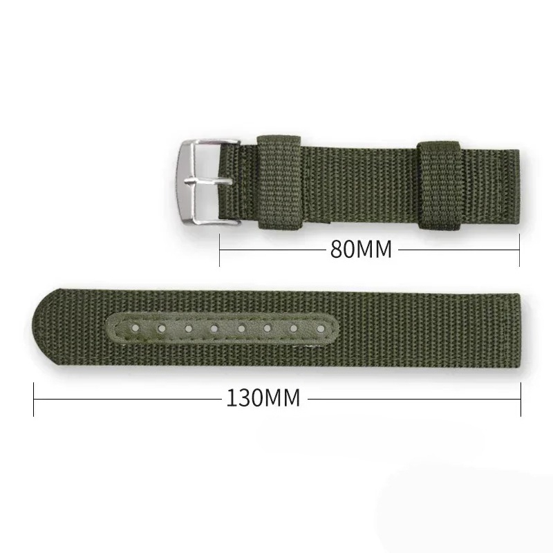 18 มม. 20 มม. 22 มม. 24 มม. สา - Nato Strap Nylon บทวิจารณ์และราคา