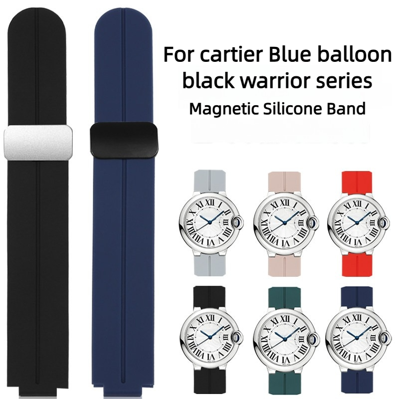 สายนาฬิกาแม่เหล็กแบบโค้งสำหรับ - Cartier Watch Ballon Bleu บทวิจารณ์และราคา