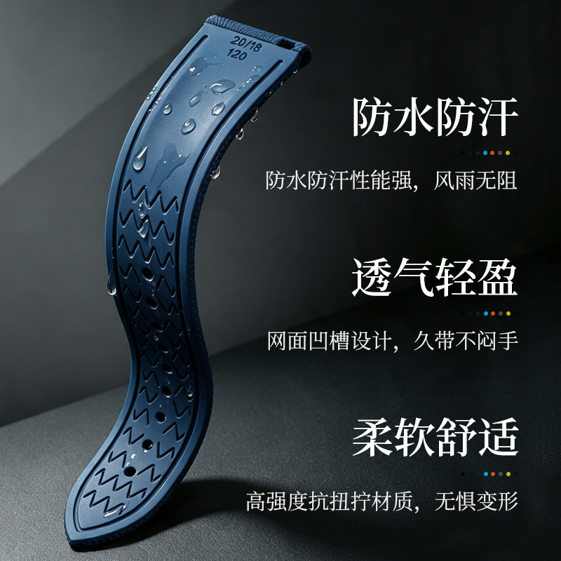 สายนาฬิกาไนลอน-เท็กซ์เจอร์ FKM - Audemars Piguet Watch Code 11.59 บทวิจารณ์และราคา