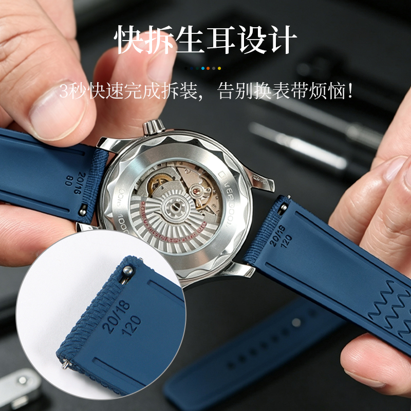 สายนาฬิกาไนลอน-เท็กซ์เจอร์ FKM - Audemars Piguet Watch Code 11.59 บทวิจารณ์และราคา