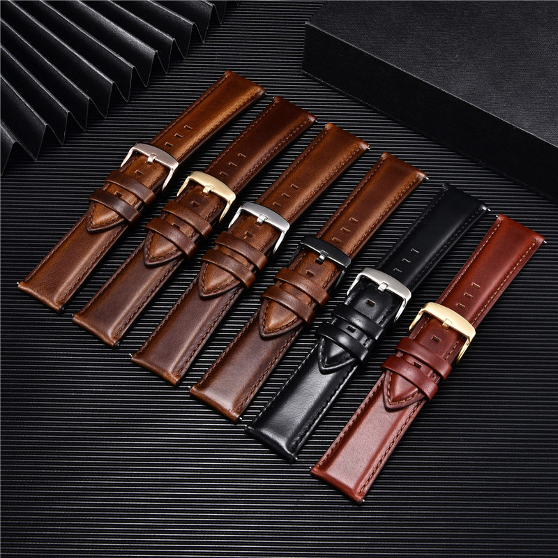 สายนาฬิกาหนังแท้คุณภาพสูง 18 ม - Leather Strap Quick Release บทวิจารณ์และราคา
