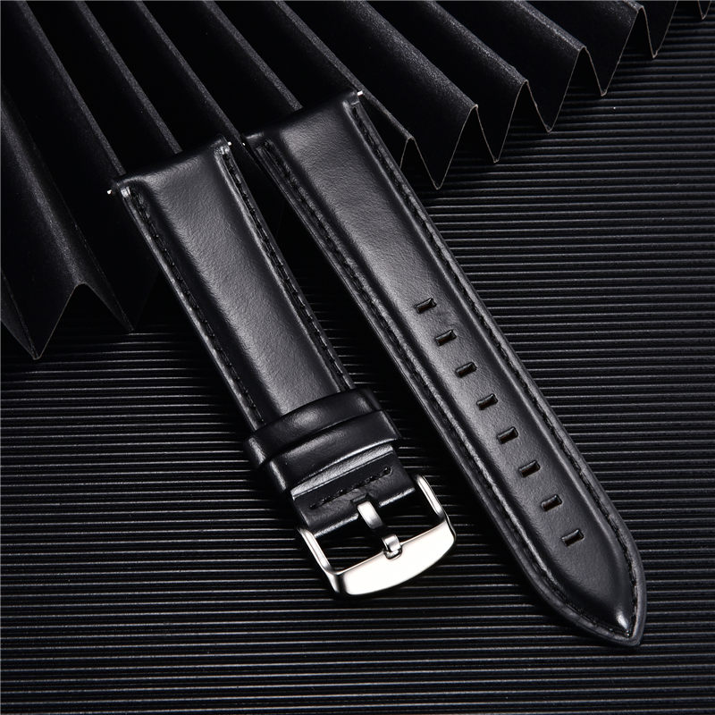 สายนาฬิกาหนังแท้คุณภาพสูง 18 ม - Leather Strap Quick Release บทวิจารณ์และราคา