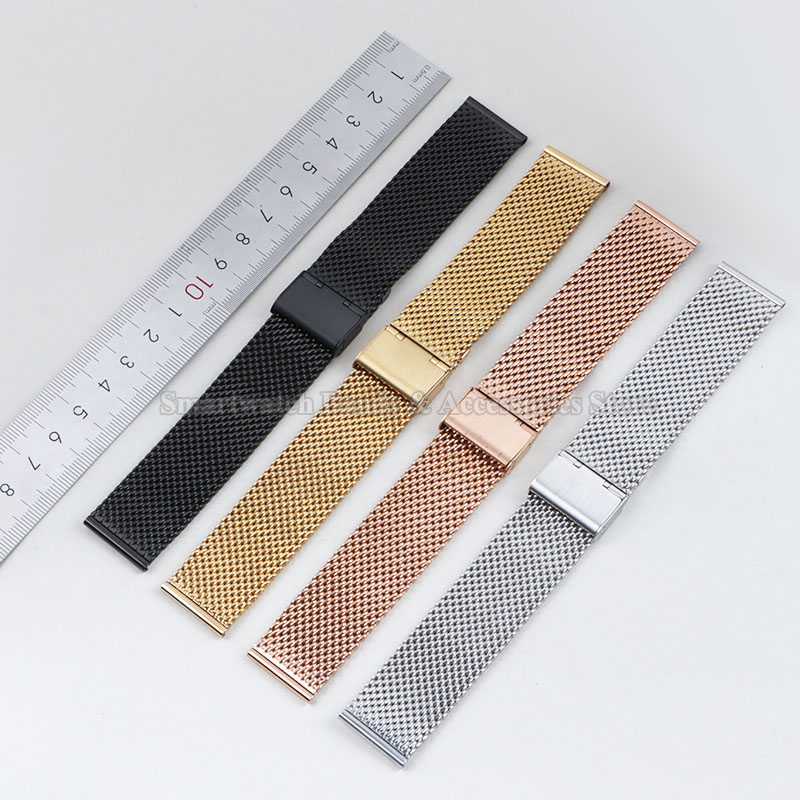 1.0 Milanese ตาข่ายเหล็ก 18 มม - Mesh Strap Metal บทวิจารณ์และราคา
