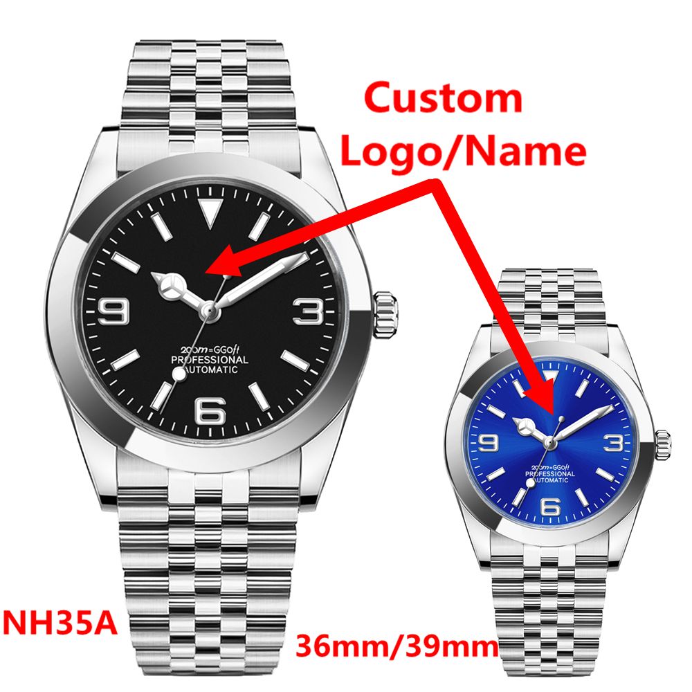 โลโก้แบบกำหนดเอง นาฬิกาหรู NH3 - Stainless Bracelet Diver บทวิจารณ์และราคา