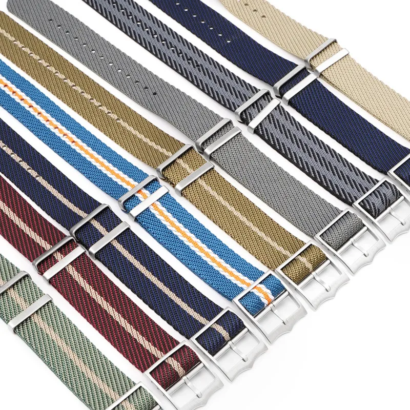สายรัดผ้าใบไนลอน20มม. 22มม. สา - Nato Strap Nylon บทวิจารณ์และราคา