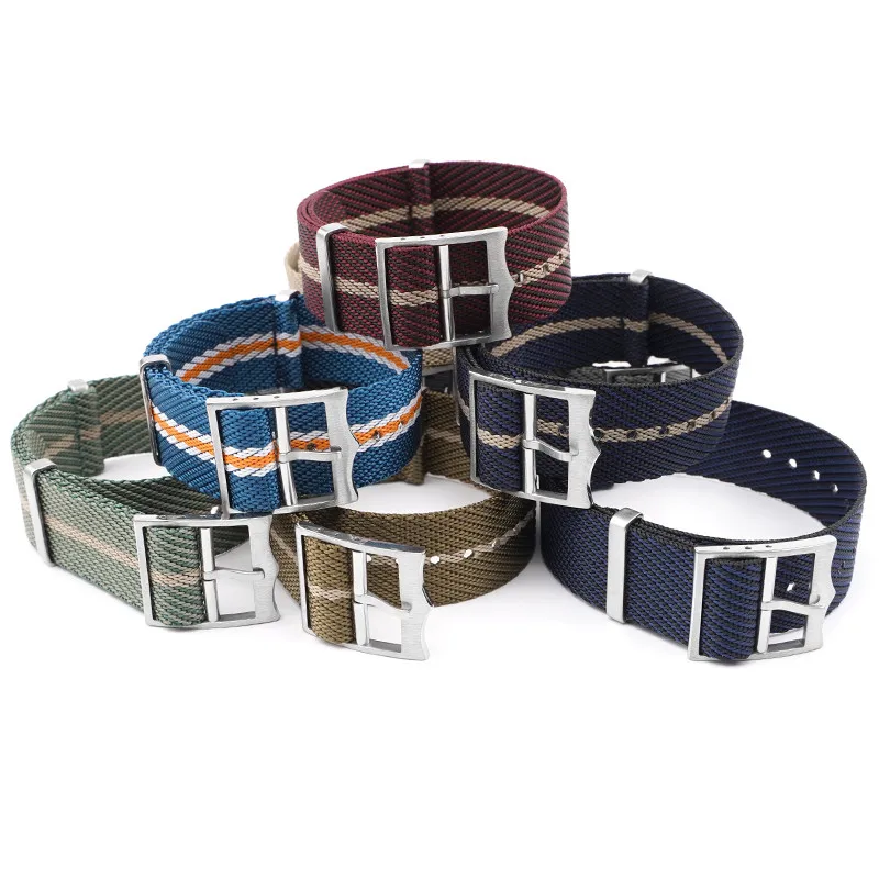 สายรัดผ้าใบไนลอน20มม. 22มม. สา - Nato Strap Nylon บทวิจารณ์และราคา