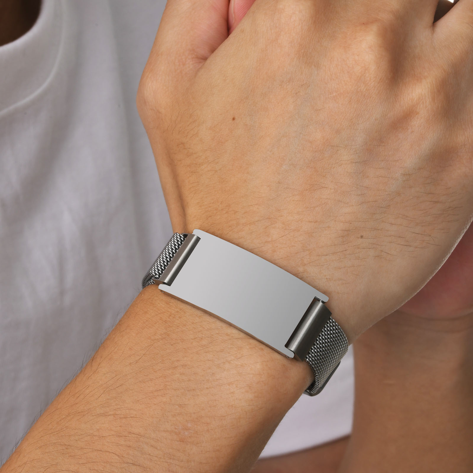 Chunky แม่เหล็กตาข่ายสร้อยข้อม - Mesh Strap Metal บทวิจารณ์และราคา