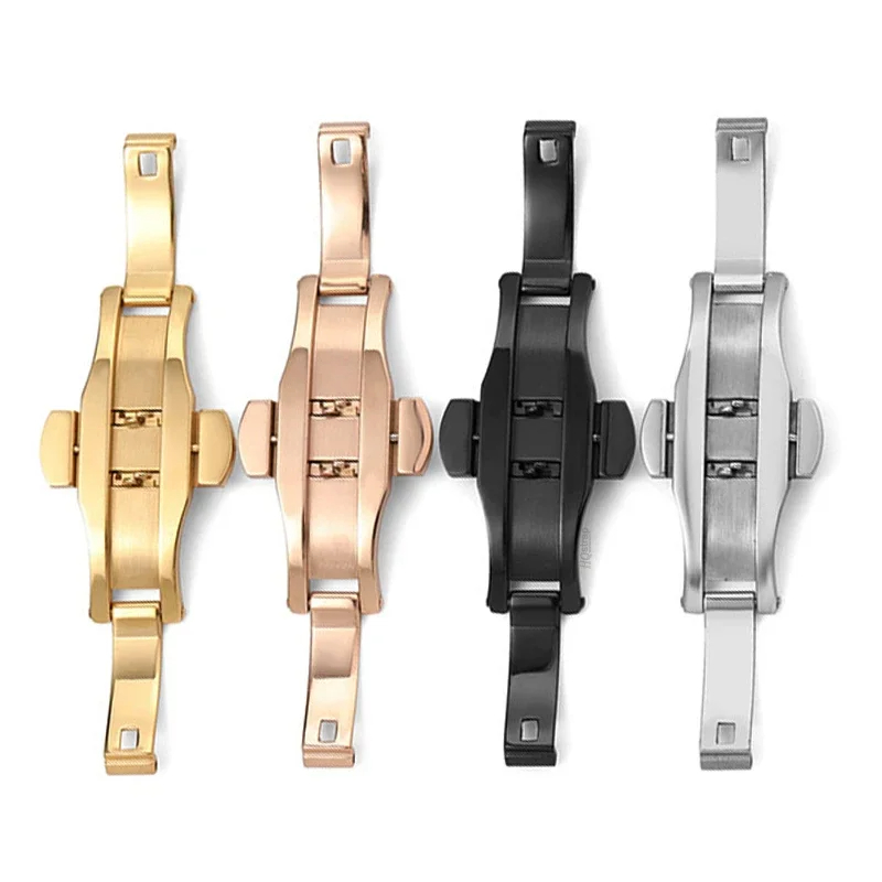 หัวเข็มขัดสแตนเลสขัดเงา สายนาฬ - Butterfly Clasp Deployant บทวิจารณ์และราคา