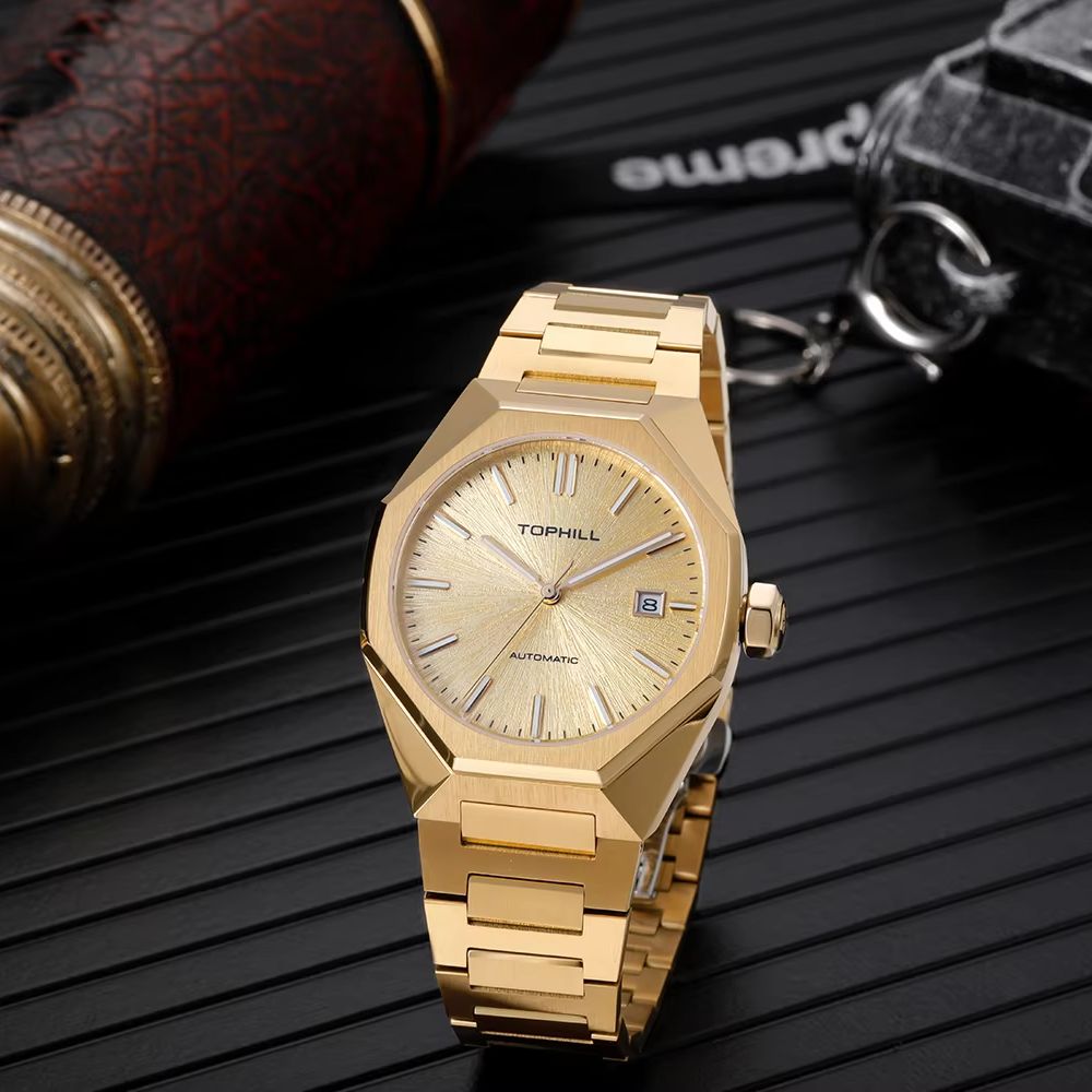 TOPHILL 39 มม.มิโยตะ 8215 นาฬิ - Butterfly Clasp Deployant บทวิจารณ์และราคา