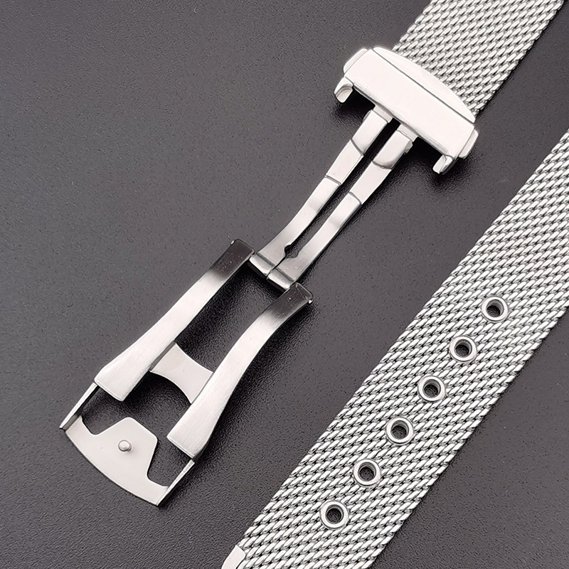 20มม.22มม.แท่งสแตนเลสสตีลตาข่า - Mesh Strap Metal บทวิจารณ์และราคา