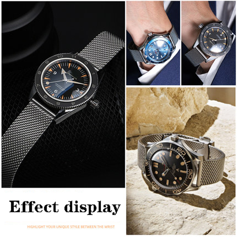 20มม.22มม.แท่งสแตนเลสสตีลตาข่า - Mesh Strap Metal บทวิจารณ์และราคา
