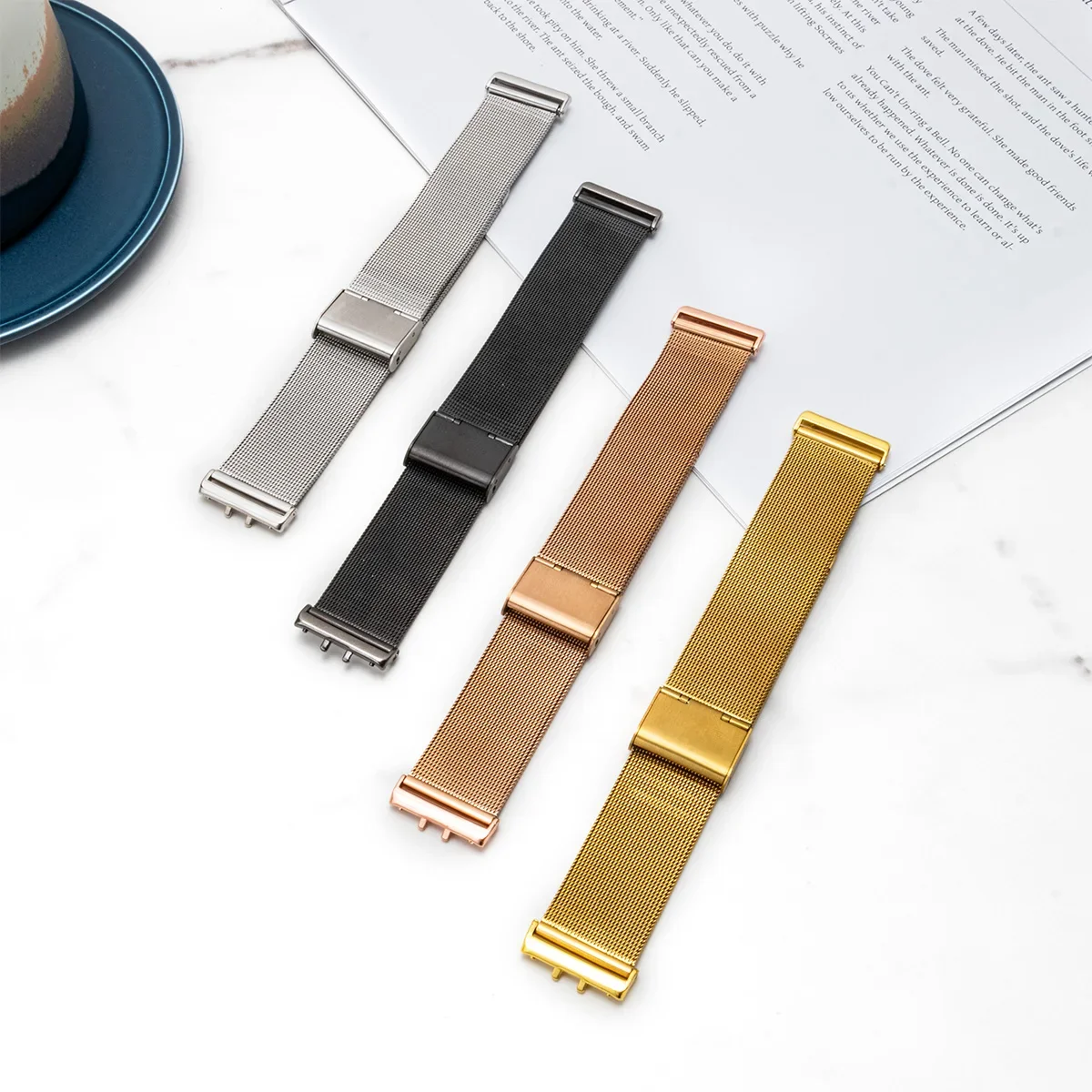 สายสแตนเลสสำหรับนาฬิกาซัมซุง ก - Mesh Strap Metal บทวิจารณ์และราคา