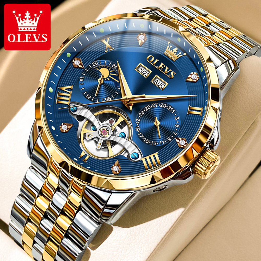 OLEVS 6691 นาฬิกาผู้ชายหรูหราธ - Rolex Watch Daytona บทวิจารณ์และราคา