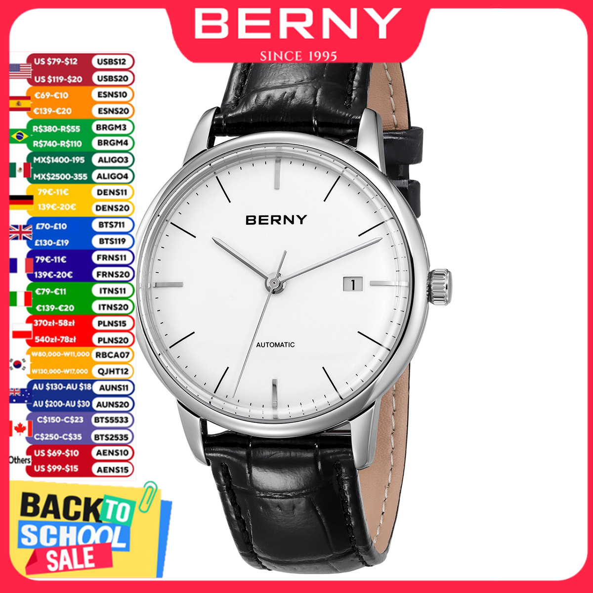 BERNY นาฬิกาผู้ชายแบบกลไก MIYO - Seiko Watch Presage บทวิจารณ์และราคา