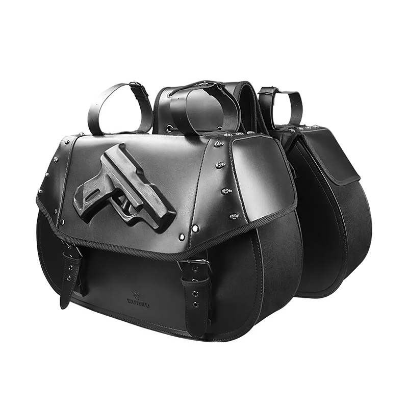 กระเป๋าข้างมอเตอร์ไซค์หนัง PU  - Leather Strap Quick Release บทวิจารณ์และราคา