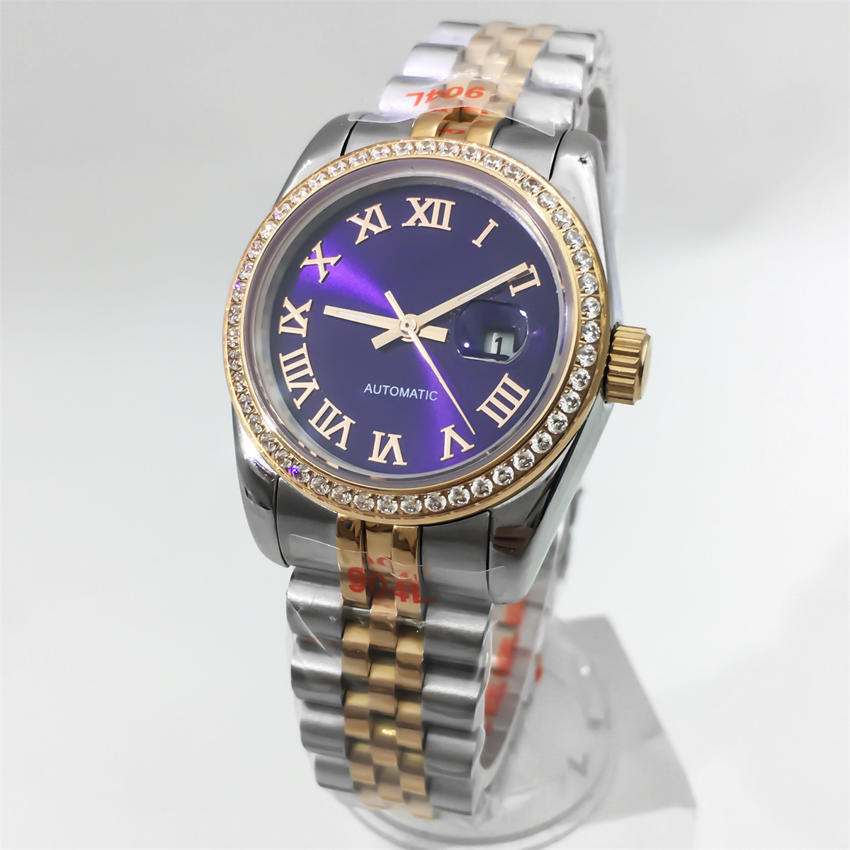 BLIGER 31mm two-tone Rose Gold - Stainless Bracelet Diver บทวิจารณ์และราคา