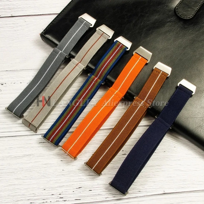 ไนลอนยืดหยุ่นสําหรับนาฬิกา Sei - Parachute Strap Elastic บทวิจารณ์และราคา